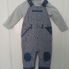 Baby Boy Dungaree Set from Next Age 6-9 months