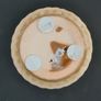 Beige Textured Ceramic Plant Pot / Cache Pot 7cm x 8cm | Modern Boho Scandi Image 5