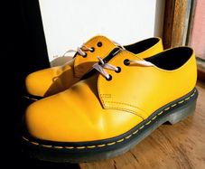 Dr Martens 1461 Yellow Boots Size 5(38)