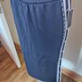 BNWT Juicy couture black label Regal side snap tricot logo navy midi skirt size XS UK8/10 EU36/38 Postage included Image 4