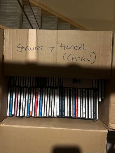 Music CDs.  Beethoven. Mahler. Strauss. Handel. Bach. Vivaldi. Haydn.