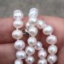Baroque Pearl Necklace on Sterling Silver Closures Image 7
