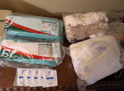 Postpartum Maternity Care Pants & Pads