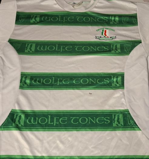 Vintage Wolfe Tones Late 90s Concert Football Jersey (Adult Large)
