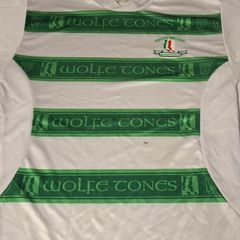 Vintage Wolfe Tones Late 90s Concert Football Jersey (Adult Large)