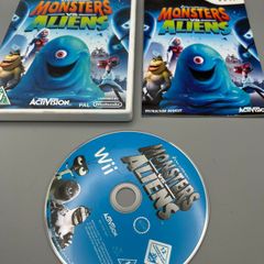 Wii Monsters vs Aliens - VGC - With Manual - CIB