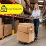 Folding Hand Truck, Portable Heavy Duty Dolly Cart, 3.2KG Lightweight Foldable Moving Trolley with 2 Elastic Ropes, 6 Wheels Design with Wheel Brake for Travel, Moving & Storage Image 2