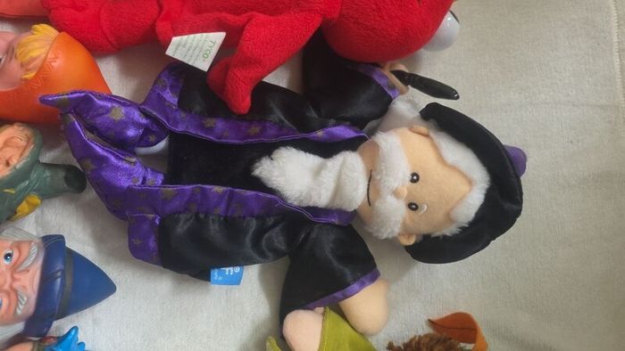 Collection of vintage hand puppets - various characters