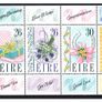1990 Ireland Greetings Commemorative Stamps Booklet Mint Never Hinged (MNH). Scan of pane image shown Image 3
