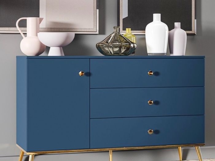 Marine Blue Sideboard
