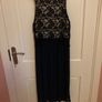 Asos navy midi occasion dress Image 2