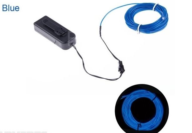 3 Meter Neon wire led light for party,car decoration