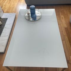 White Glass and Golf Coffee Table - JYSK