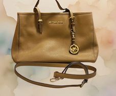Michael Kors Tan Saffiano Leather Handbag