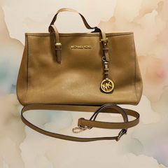 Michael Kors Tan Saffiano Leather Handbag