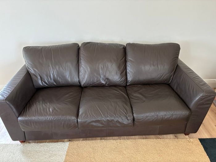 Leather couch