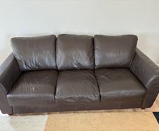 Leather couch