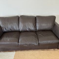 Leather couch