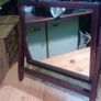 vintage mirror and stand Image 2