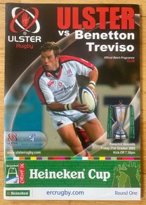 2005 Ulster v Benetton Treviso - Heineken Cup Programme