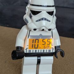 Lego Star Wars Stormtrooper Figure Light Up Alarm Clock