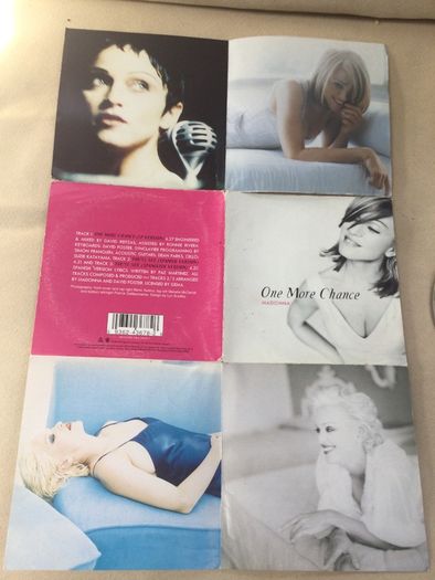 Madonna one more chance rare cd poster sleeve