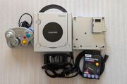 Nintendo Gamecube DOL-001 - Platinum Silver - Gameboy Player - Picoloader - 128GB