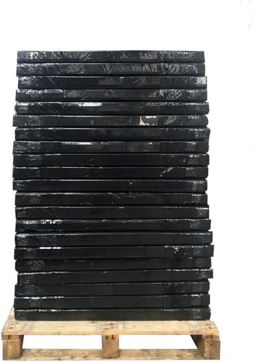 400mm Pallet Stretch Shrink Wrap - Black | Long Roll of Heavy Duty Packaging Cling Film | Shrink Plastic for Moving House