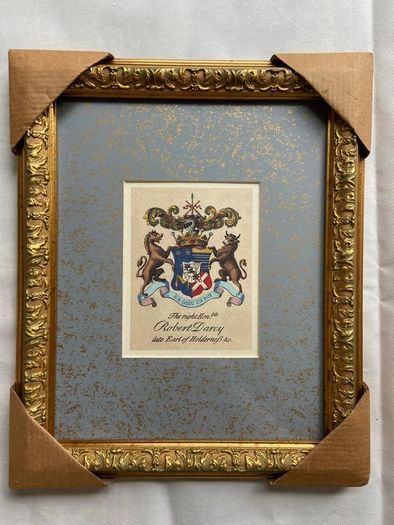 6 coat of arms framed prints