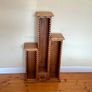 Solid Wooden Freestanding CD Storage Tower Image 2