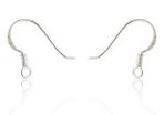25 Pairs Of 925 Sterling Silver 15mm Earring Hooks