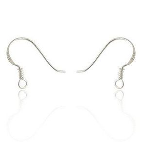 25 Pairs Of 925 Sterling Silver 15mm Earring Hooks