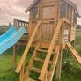 Playhouse with slide climbing frame stairs etc Image 5