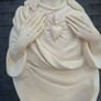 Lovely Vintage Jesus Sacred Heart Holy water Font Image 3