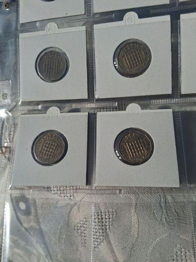 Full Set Of English Three Pence Coins(1937-1967)