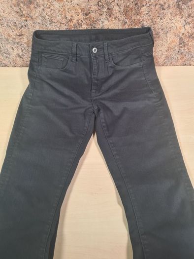 G STAR RAW black slim fit stretchy denim jeans Size W 29 L 30  zip fly A1