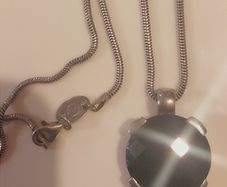 Magnolia silver necklace