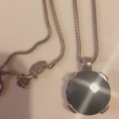 Magnolia silver necklace
