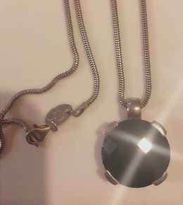 Magnolia silver necklace
