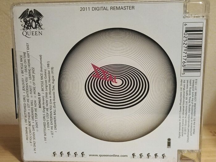 Queen Jazz 2011 2 CD Deluxe Edition, Remastered
