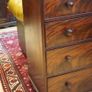 Victorian Flame Mahogany Chest of Drawers Image 5
