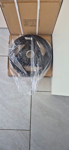 brand new 2x15kilo olympic weight plates