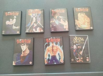 Fist of the North Star TV Series Volumes 1-6 & Ninja Scroll DVD Bundle - Classic Anime