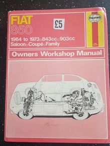 Fiat 850 workshop manual Haynes