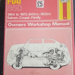Fiat 850 workshop manual Haynes