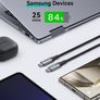 240W USB C to USB C Charger Cable, [2-Pack 2m] PD Type C Charge Cable, Super Fast Charging USB C Cable for iPhone 16 15 MacBook iPad Pro, Samsung S23/S22 Ultra, Steam Deck, HP EliteBook etc. Image 3