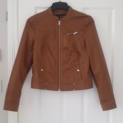 Ladies  faux leather jacket