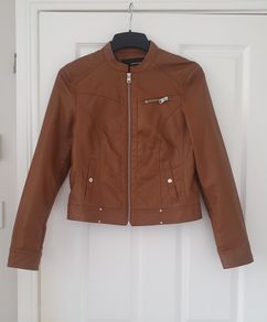 Ladies  faux leather jacket