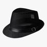 Unisex Trilby Straw Hats Image 2