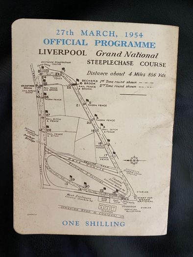 1954 Liverpool Grand National Race Card